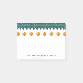 カスタムな文字および色の季節的な家族のノート ポストイット (正面)