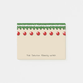 カスタムな文字および色の季節的な家族のノート ポストイット