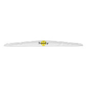カスタムな文字が付いているパーソナライズなテニスのsweatband タイヘッドバンド (正面)