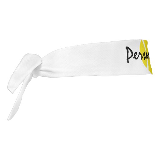 カスタムな文字が付いているパーソナライズなテニスのsweatband タイヘッドバンド (回転270)