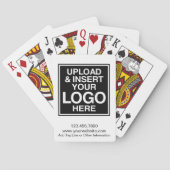 カスタムな文字との基本的なビジネスロゴ トランプ (裏面)