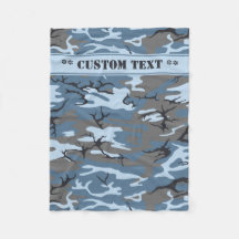 カスタムな文字との青い迷彩柄