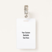 カスタムな文字のスキーバッジ バッジ (裏面クリップ)