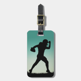 カスタムな文字のフットボール選手の荷物のラベル ラゲッジタグ