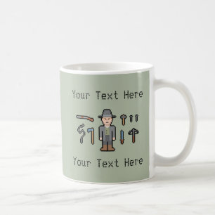 カスタムな文字の吸血鬼のハンター コーヒーマグカップ
