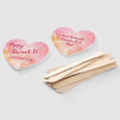 カスタムな文字の水彩画のしぶき手ファン ハンドファン (組立なし)