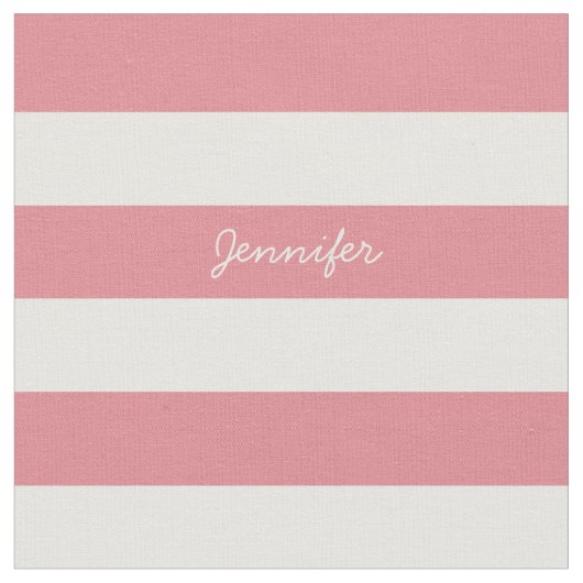 カスタムな文字は及び縞で飾ります ファブリック (クローズアップ)