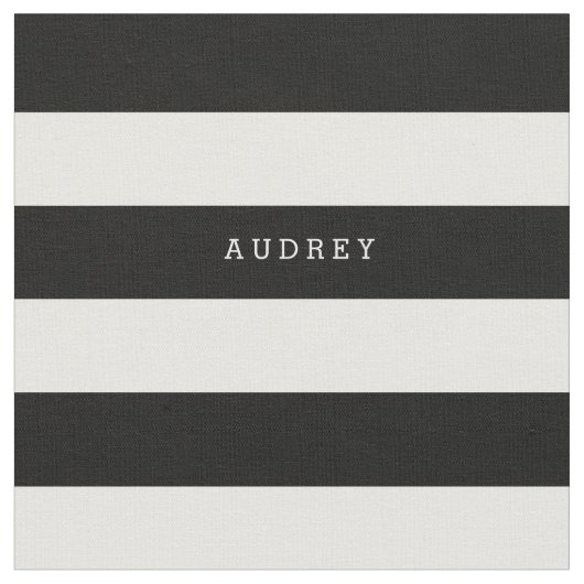 カスタムな文字は及び縞で飾ります ファブリック (クローズアップ)