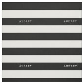 カスタムな文字は及び縞で飾ります ファブリック (見本)