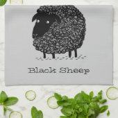 カスタムな文字を持つ厄介もの キッチンタオル (折り畳み)