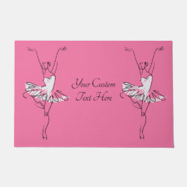 カスタムな文字及び色のバレリーナのドア・マット ドアマット