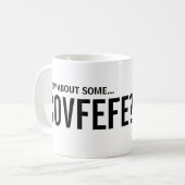 カスタムな文字COVEFEFEのコーヒー・マグ コーヒーマグカップ (正面左)