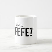 カスタムな文字COVEFEFEのコーヒー・マグ コーヒーマグカップ (中央)