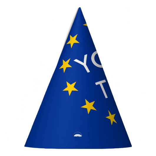 カスタムな文字Eの。-欧州連合の旗のパーティーの帽子 パーティーハット (左)