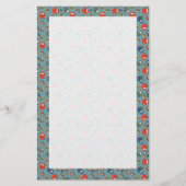 カスタムな文房具、Notepaper、かわいくカラフルなフクロウ 便箋 (正面)