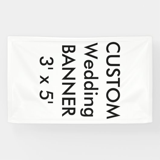 カスタムな旗3' x 5' 横断幕 (横)