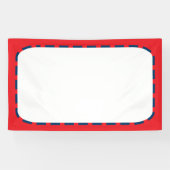 カスタムな旗DIYのテンプレートは文字の写真のイメージを加えます 横断幕 (横)