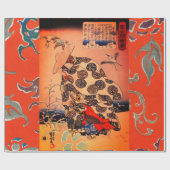 カスタムな日本人のプリントの包装紙 ラッピングペーパー (フラット)