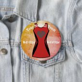 カスタムな服色のパーソナライズなネットボールのバッジ 缶バッジ (インサイチュ)