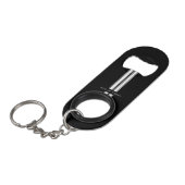 カスタムな栓抜きKeychain -ストライプなタイプ キーホルダー栓抜き (正面アングル)