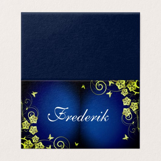 カスタムな横のテントの折目によって折られるカード (外部フラット)