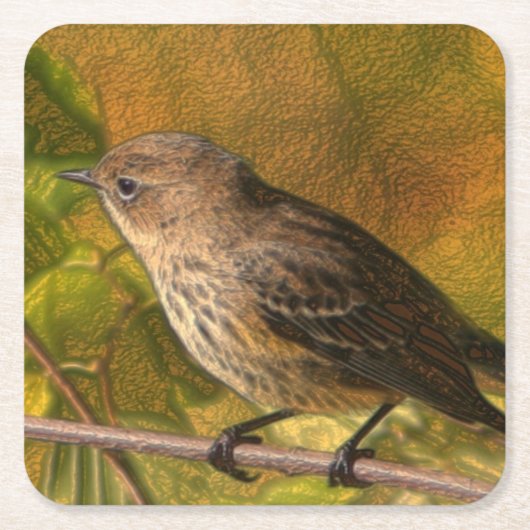 カスタムな正方形のコースター スクエアペーパーコースター (正面)