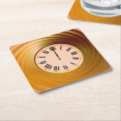 カスタムな正方形のコースター スクエアペーパーコースター (アングル)