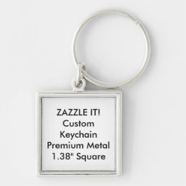 カスタムな正方形の金属のKeychainのキーホルダーのブランク キーホルダー
