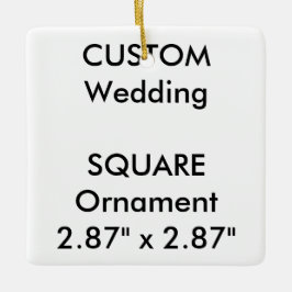カスタムな正方形の陶磁器のぶら下がったなオーナメントの装飾 セラミックオーナメント