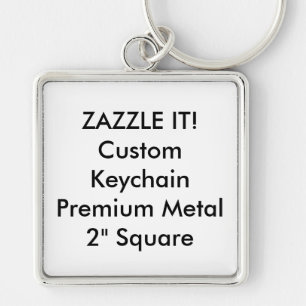 カスタムな正方形のKeychainのキーホルダーのブランクのテンプレート キーホルダー