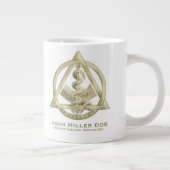 カスタムな歯科医のマグ ジャンボコーヒーマグカップ (右)