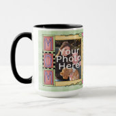 カスタムな母の日の写真のマグ マグカップ (左)