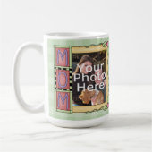 カスタムな母の日の写真のマグ マグカップ (左)