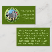 カスタムな海岸のHeermannのカモメカード 名刺 (正面/裏面)