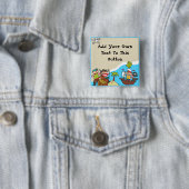 カスタムな海賊パーティーボタン 缶バッジ (インサイチュ)