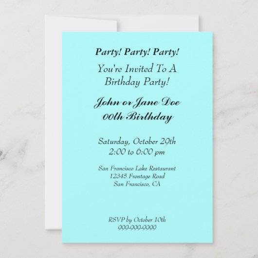 カスタムな漫画のサッカーの男の子の誕生会Invitatio 招待状 (裏面)