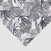 カスタムな灰色及び白い熱帯葉のティッシュペーパー 薄葉紙 (詳細)