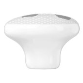 カスタムな灰色象の子供部屋のドアおよび引出しのノブ セラミックノブ (側面)