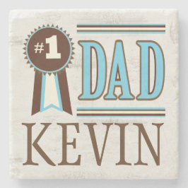 カスタムな父の日のパパの大理石の石のコースター ストーンコースター