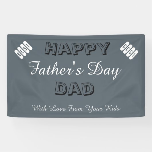 カスタムな父の日 横断幕 (横)