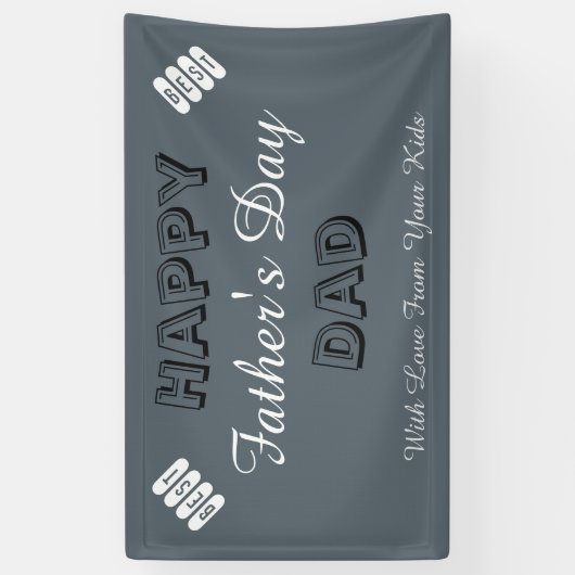 カスタムな父の日 横断幕 (縦)