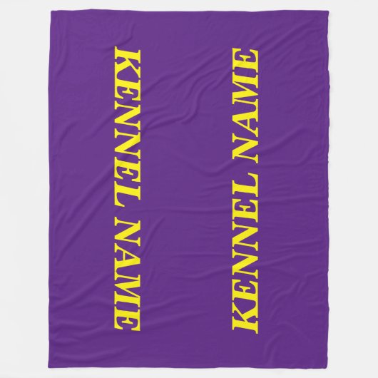 カスタムな犬の木枠カバーフリースブランケット フリースブランケット (正面)