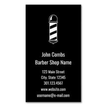 カスタムな白黒理髪店ポーランド人