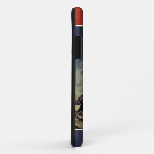 カスタムな硫黄島の旗の海兵隊員のiPhoneの場合 Case-Mate iPhoneケース (裏面/右)