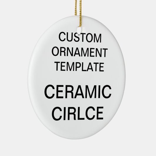 カスタムな磁器の円形のクリスマスツリーのオーナメント セラミックオーナメント (右)