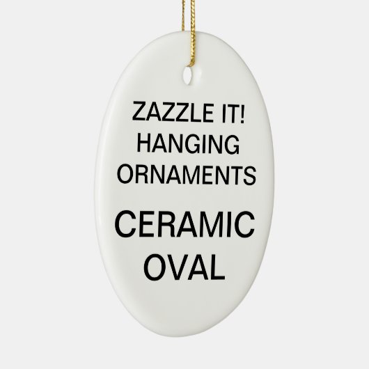 カスタムな磁器の楕円形のクリスマスツリーのオーナメント セラミックオーナメント (右)