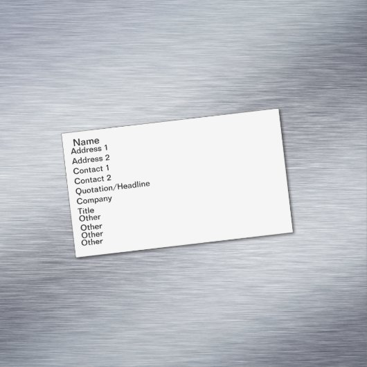 カスタムな磁気名刺 マグネット名刺 (インサイチュ)