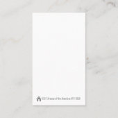 カスタムな社会的な媒体アイコン 名刺 (裏面)