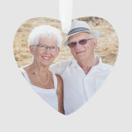 カスタムな祖父母の写真の休日のオーナメント オーナメント