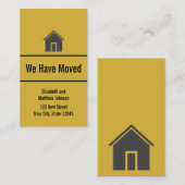 カスタムな移動発表の住所挿入物 エンクロージャーカード (正面/裏面)